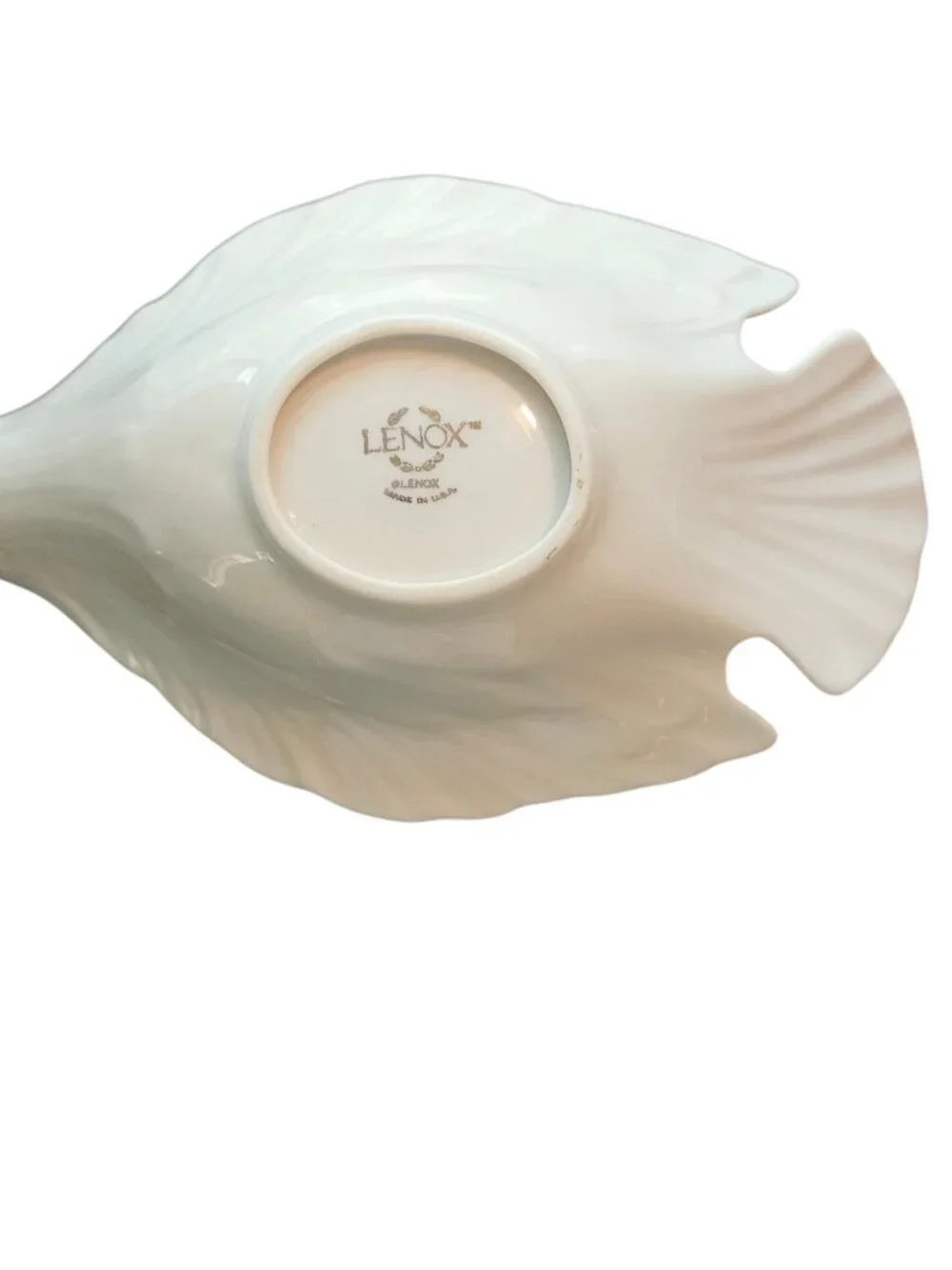 Vintage‎ Lenox Bone China Dove Candy or Trinket Dish 24K Gold Trim